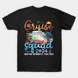 Cruise Squad 2024 Family Group Matching Summer Vacation T-Shirt